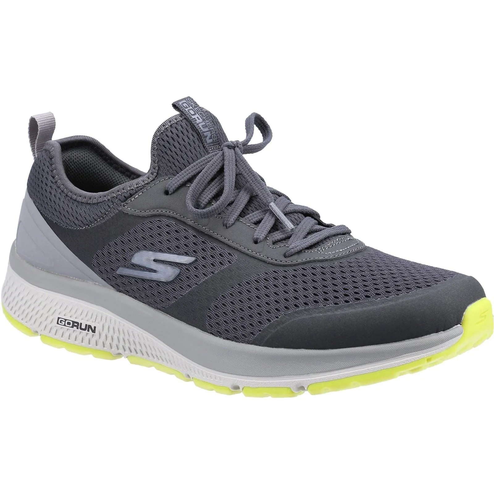 Skechers 220102 GOrun Consistent Herren-Sneaker in weiter Passform - Anthrazit/Limette