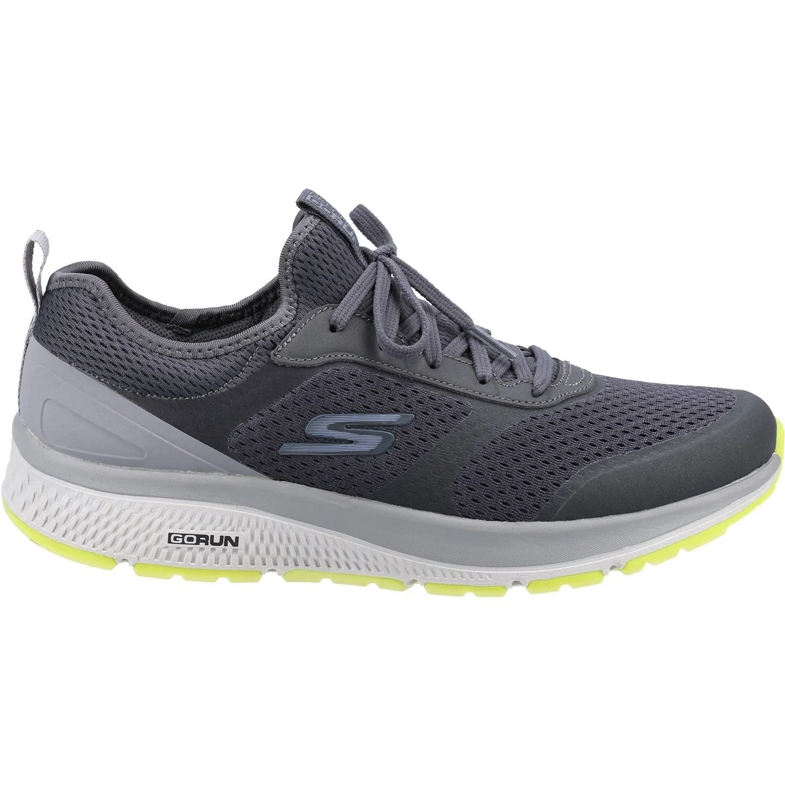 Skechers 220102 GOrun Consistent Herren-Sneaker in weiter Passform - Anthrazit/Limette