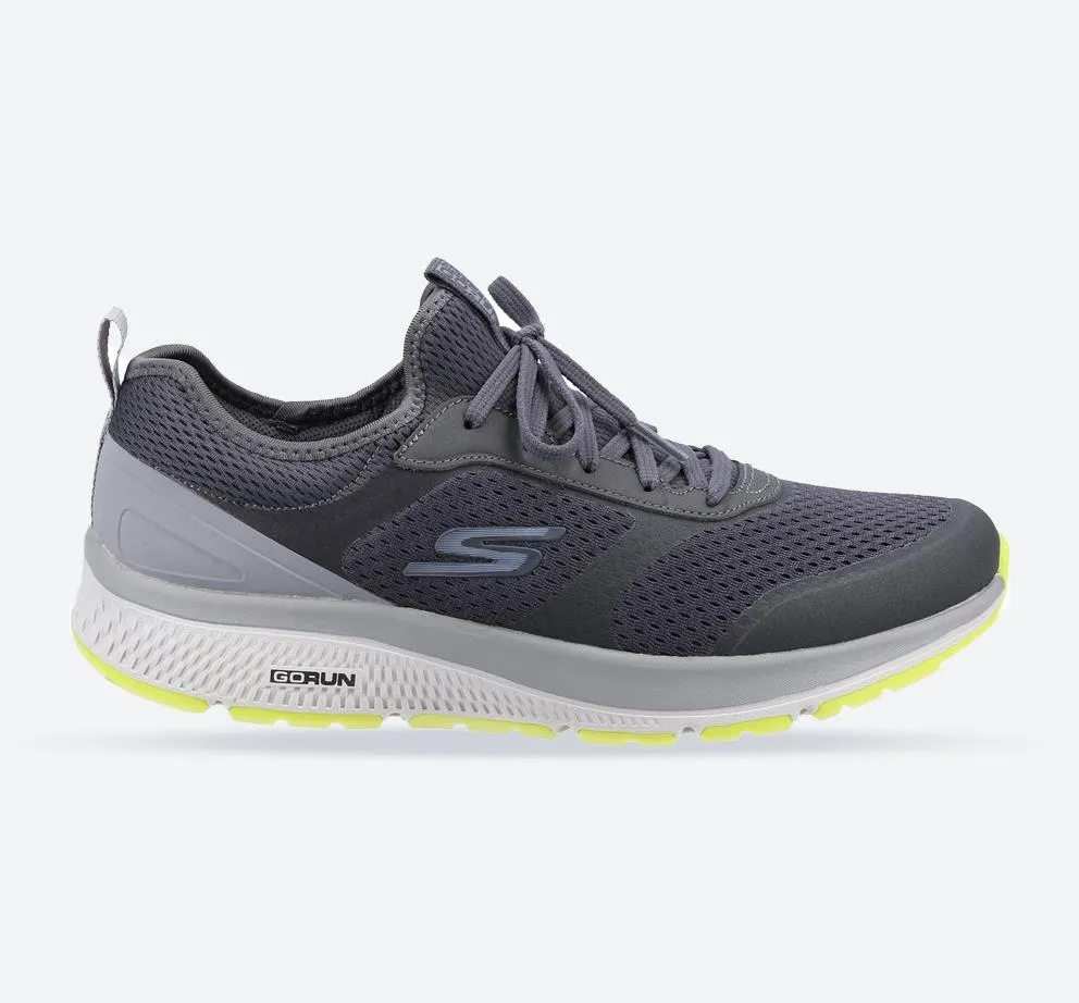 Skechers 220102 GOrun Consistent Herren-Sneaker in weiter Passform - Anthrazit/Limette