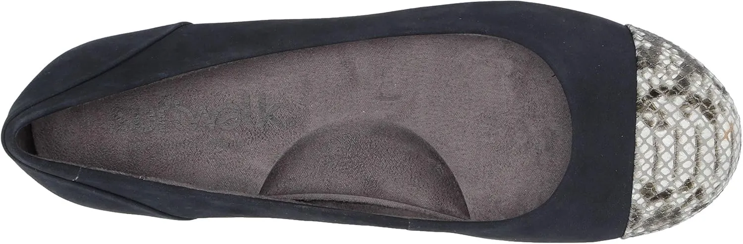 SoftWalk Women's Sonoma Cap Toe Ballet Flat