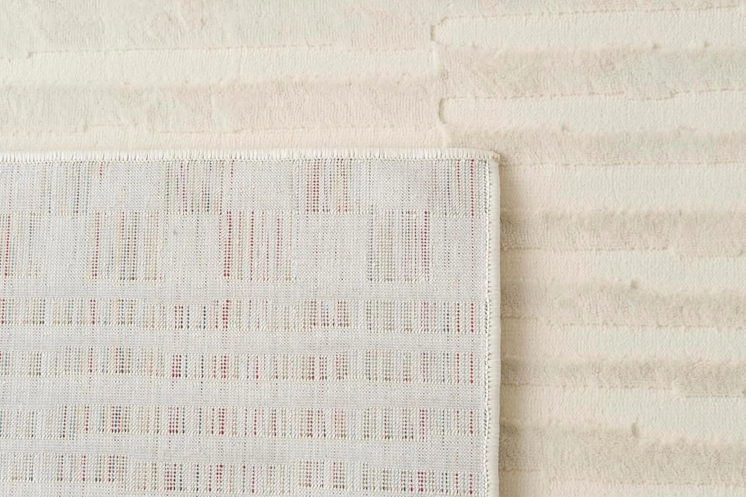 Soloba 7'10"x10' Washable Area Rug for Living Room Bedroom - 100% Recycled Oeko-TEX Certified, Medium Pile, Beige, Cream