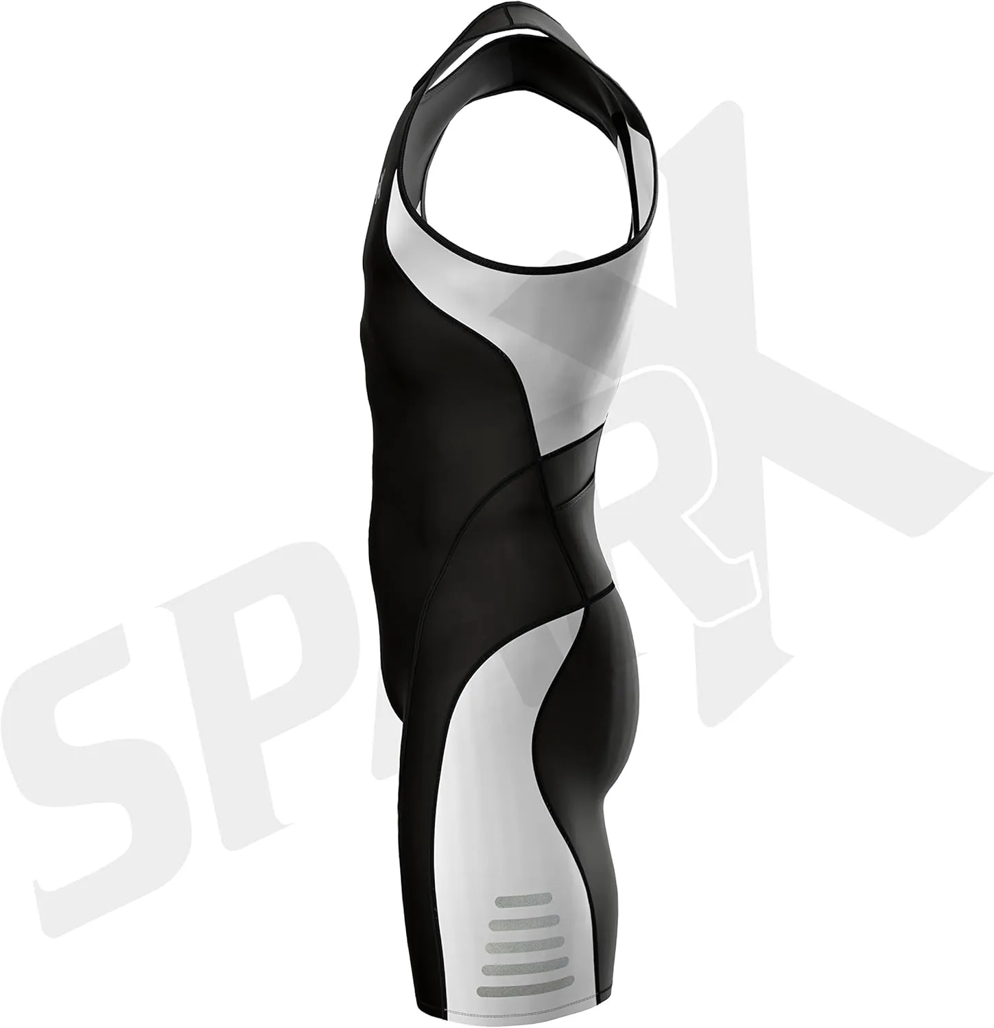 Sparx Men's Elite Triathlon Suit Trisuit SpeedSuit Skinsuit Swim-Bike-Run Triathlon Race Suit