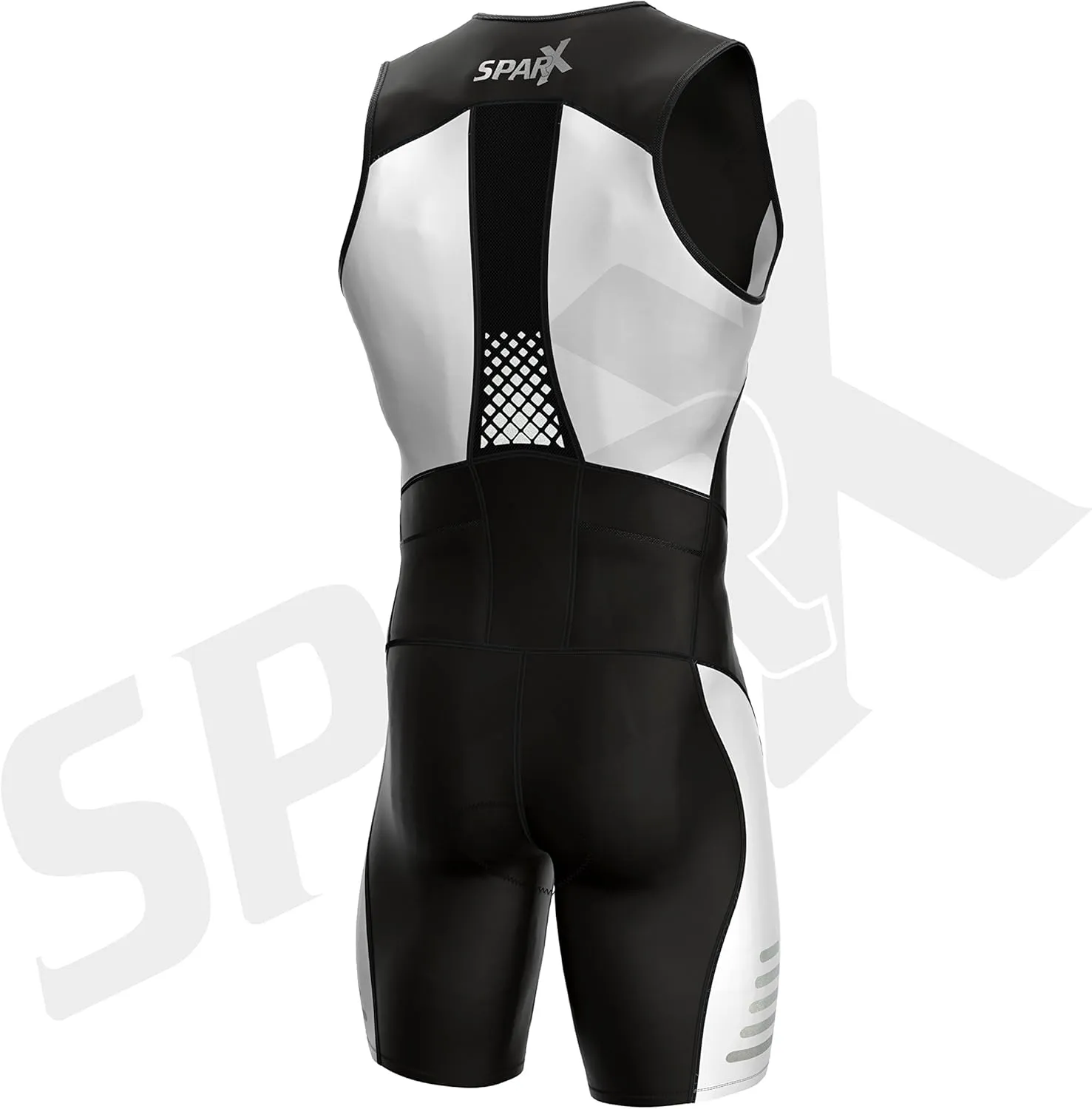 Sparx Men's Elite Triathlon Suit Trisuit SpeedSuit Skinsuit Swim-Bike-Run Triathlon Race Suit