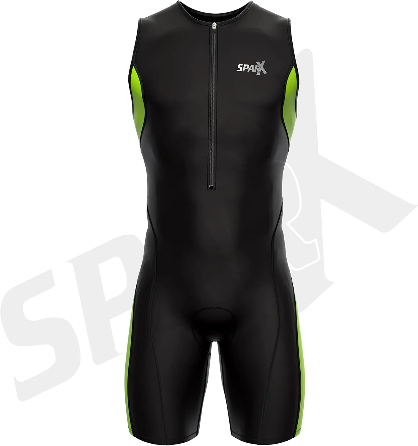 Sparx Men's Elite Triathlon Suit Trisuit SpeedSuit Skinsuit Swim-Bike-Run Triathlon Race Suit