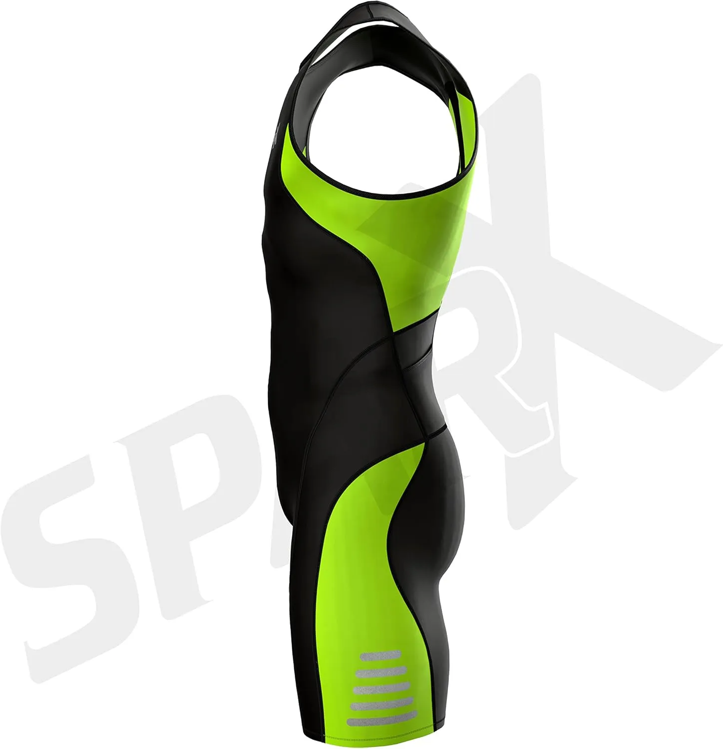 Sparx Men's Elite Triathlon Suit Trisuit SpeedSuit Skinsuit Swim-Bike-Run Triathlon Race Suit