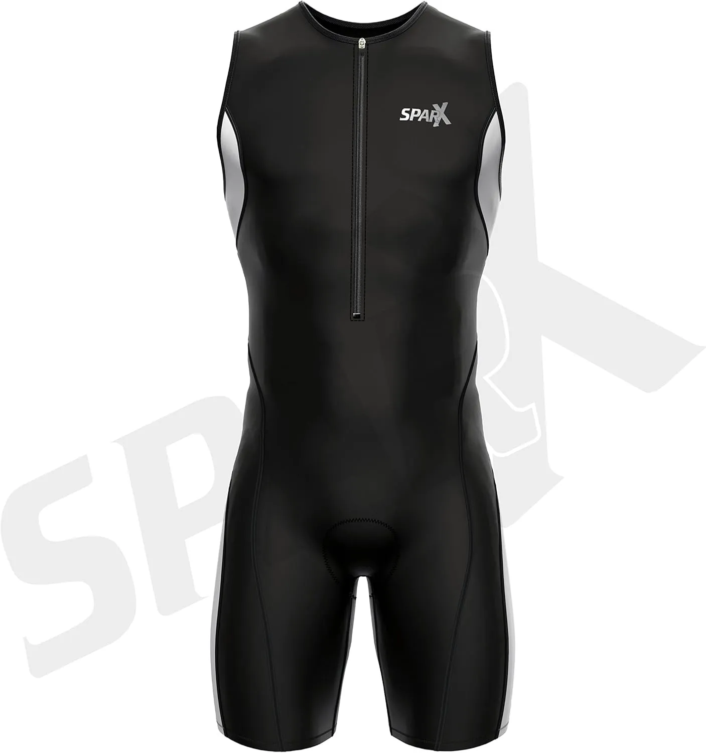 Sparx Men's Elite Triathlon Suit Trisuit SpeedSuit Skinsuit Swim-Bike-Run Triathlon Race Suit