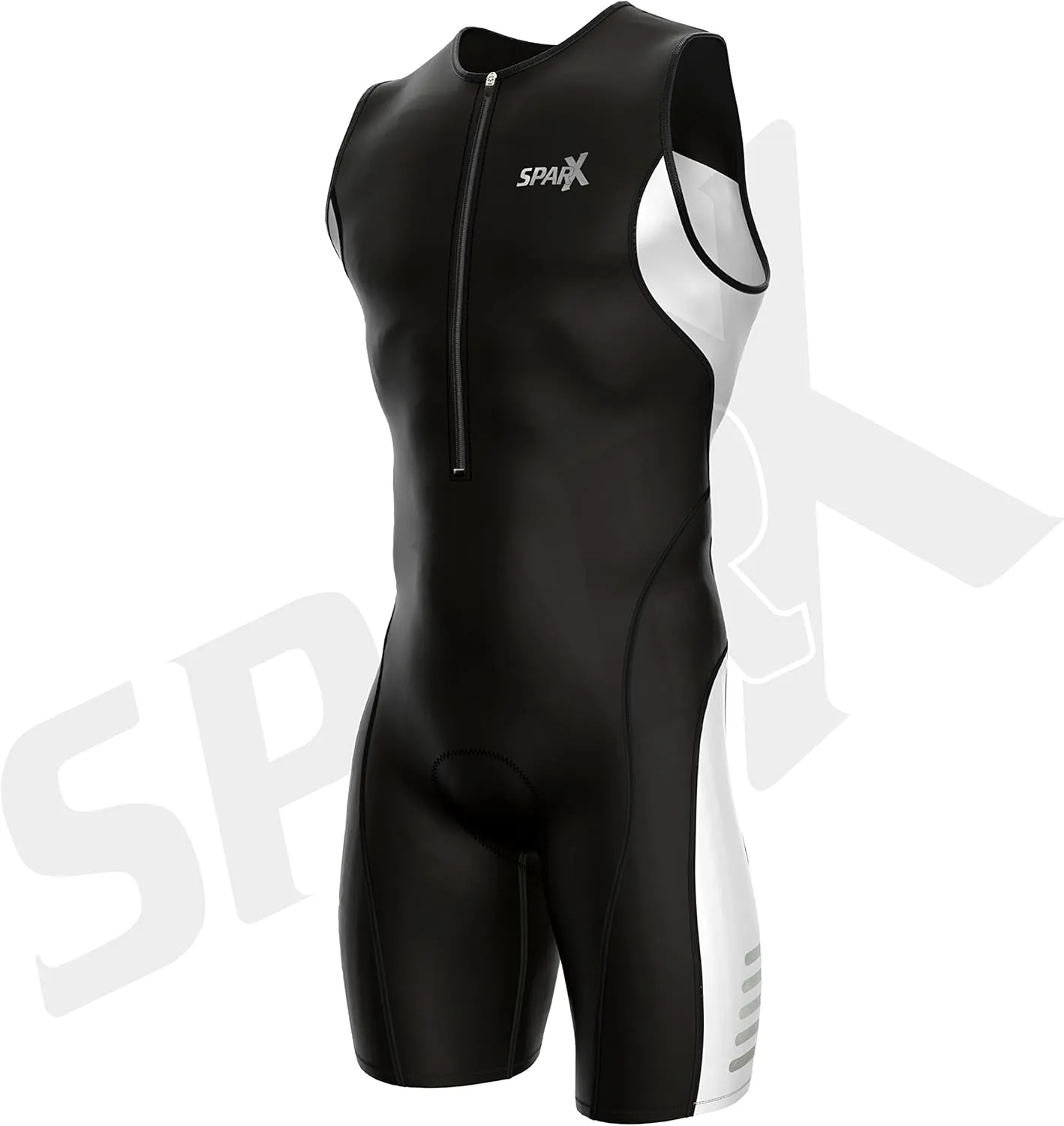 Sparx Men's Elite Triathlon Suit Trisuit SpeedSuit Skinsuit Swim-Bike-Run Triathlon Race Suit