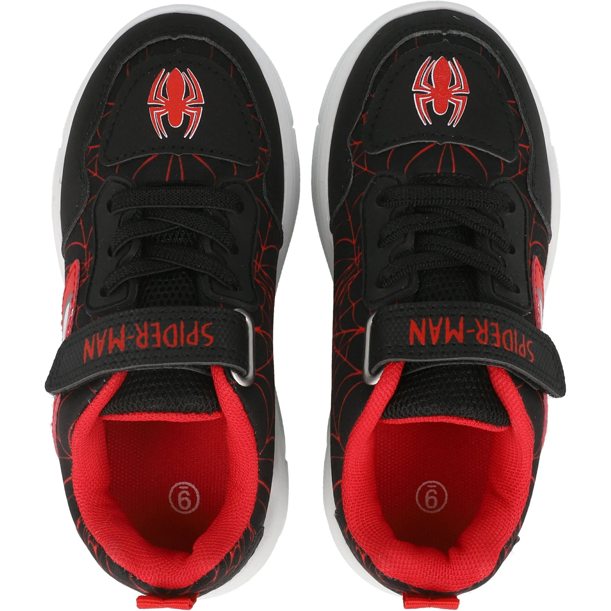Spider-Man Black Chunky Trainers for Kids