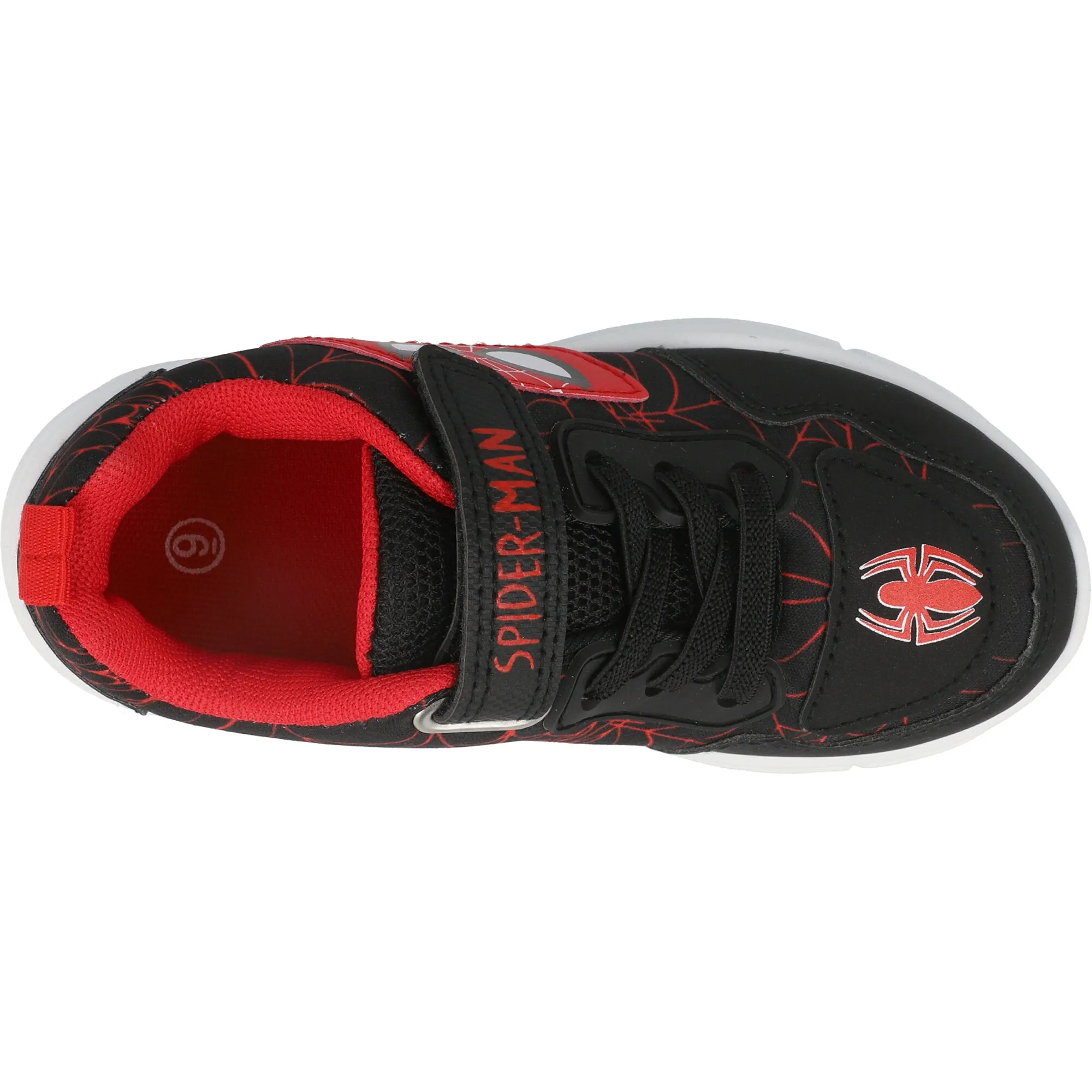 Spider-Man Black Chunky Trainers for Kids