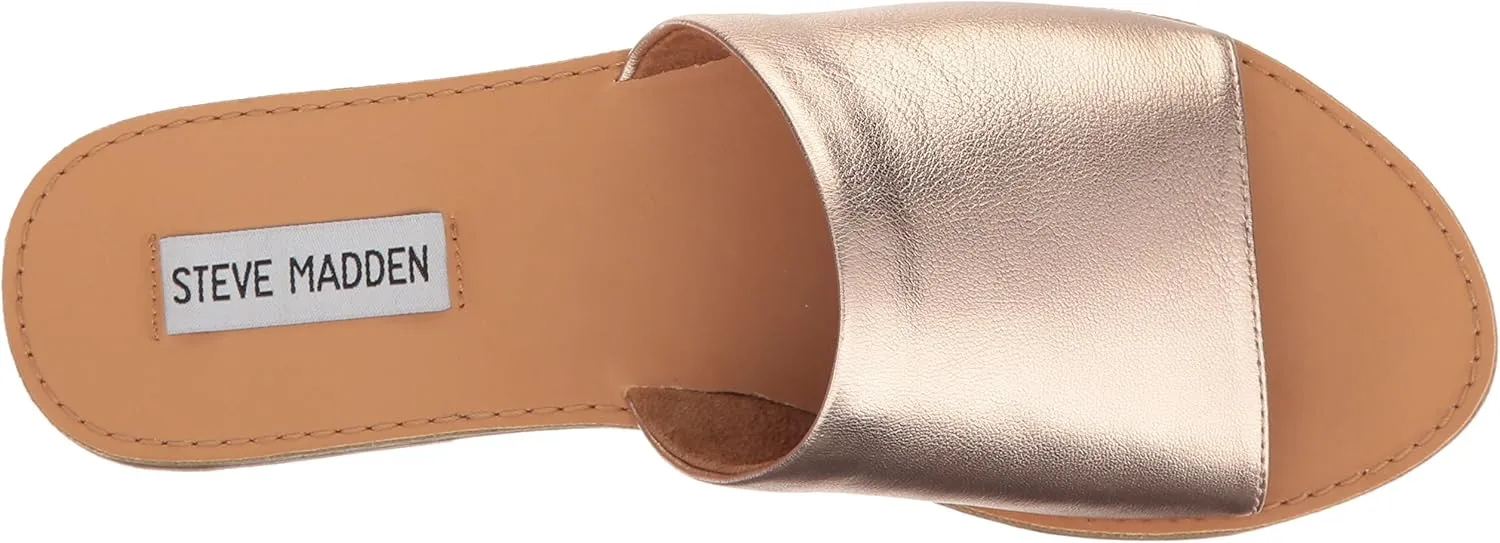 Steve Madden Women's Gracel Flat Sandal Slide