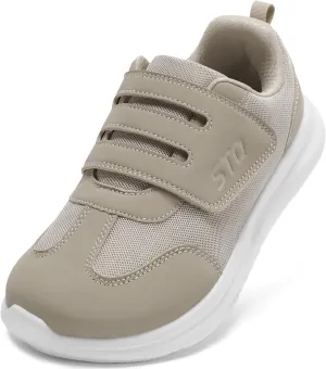 STQ Wide Toe Box Shoes Women, Hook and Loop Orthopedic Walking Shoe for Seniors, Bunions, Plantar Fasciitis, Hammertoes, Swollen Feet