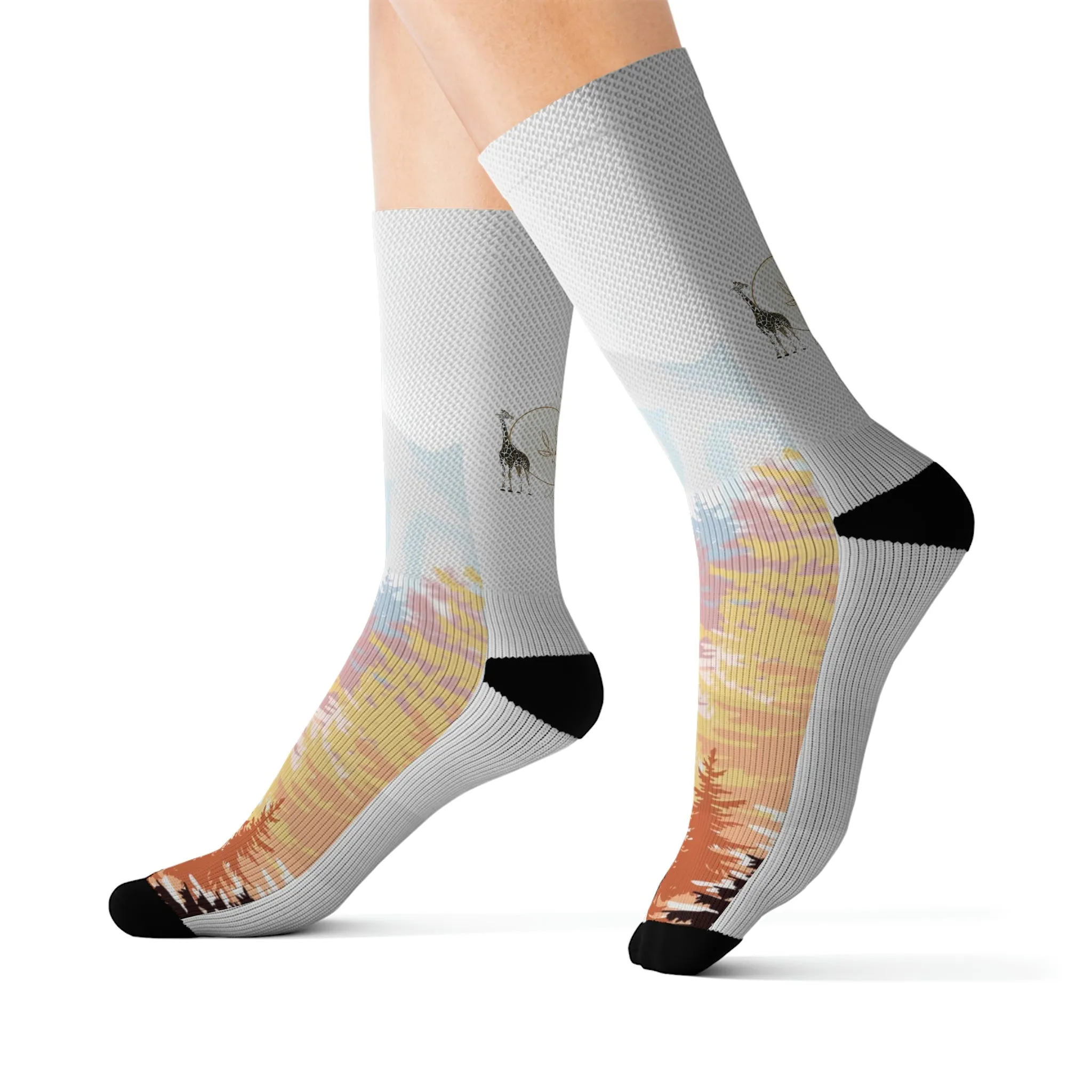 Sublimation Socks - Golden Mountainside