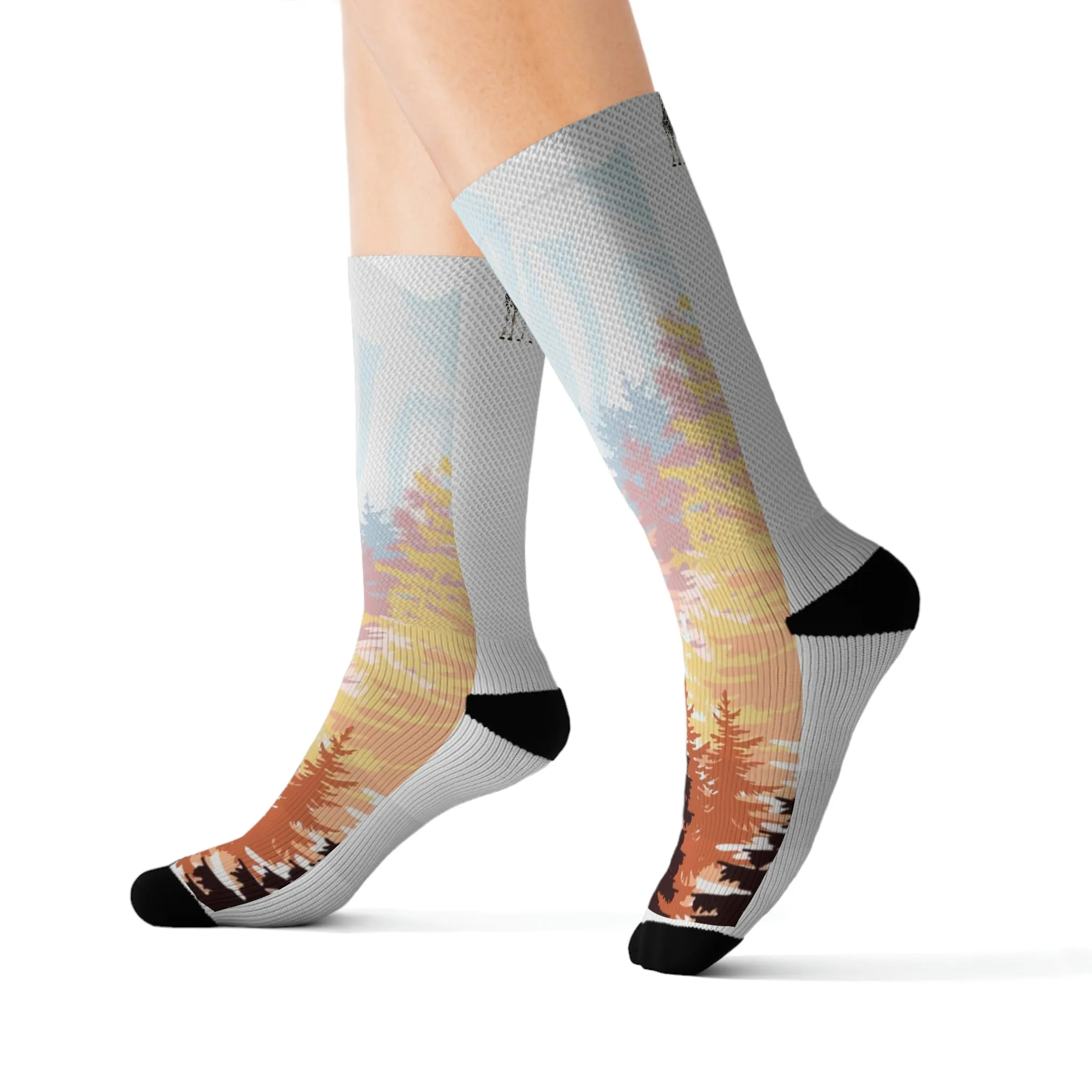 Sublimation Socks - Golden Mountainside