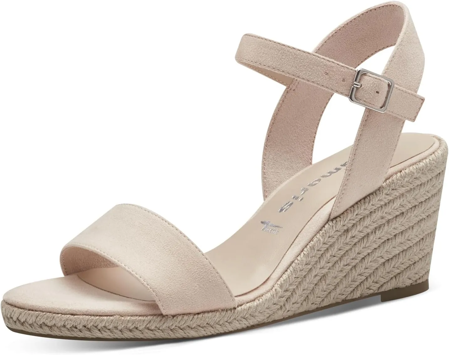 Tamaris Women's Ankle-Strap Wedge Sandal, 9 US