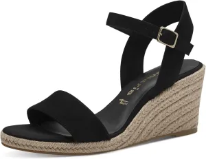 Tamaris Women's Ankle-Strap Wedge Sandal, 9 US