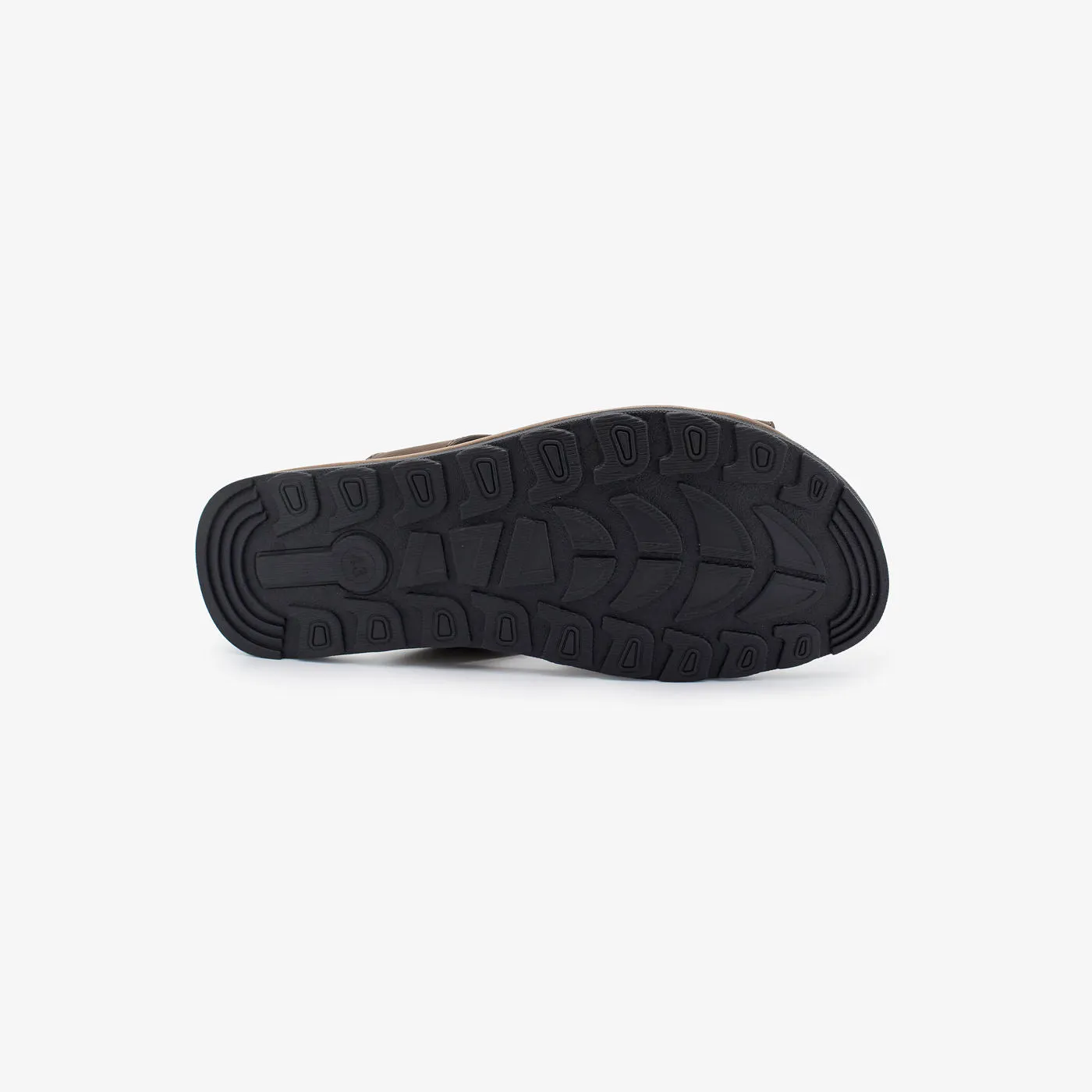 Textured Cross Strap Mens Chappals