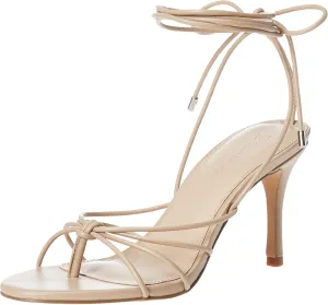 The Drop Women's Archie Lace-up Strappy Heeled Sandal Open Toe Heels