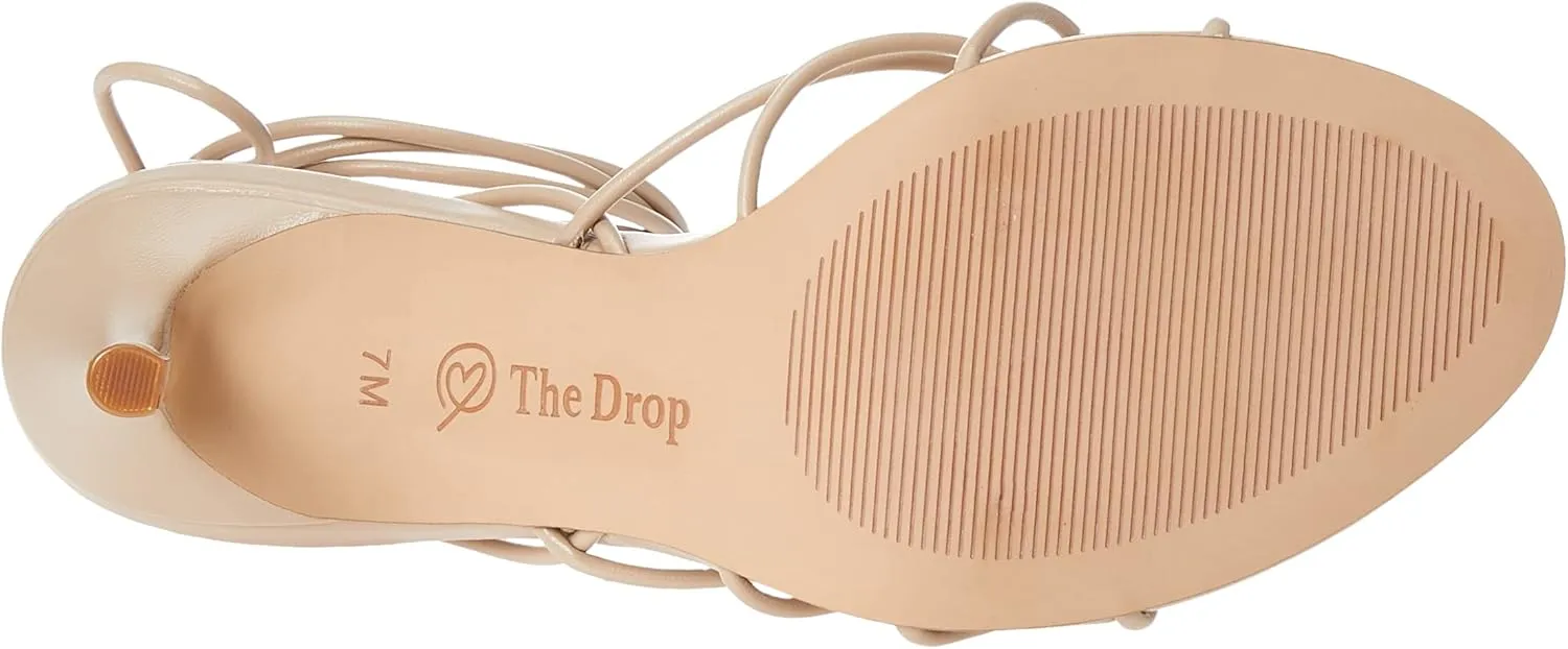 The Drop Women's Archie Lace-up Strappy Heeled Sandal Open Toe Heels