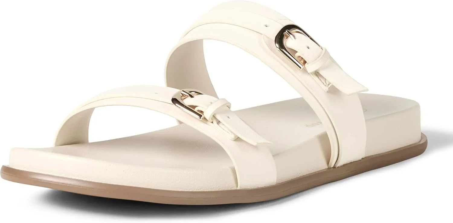 The Drop Women's Avona Two Strap Slide Sandals