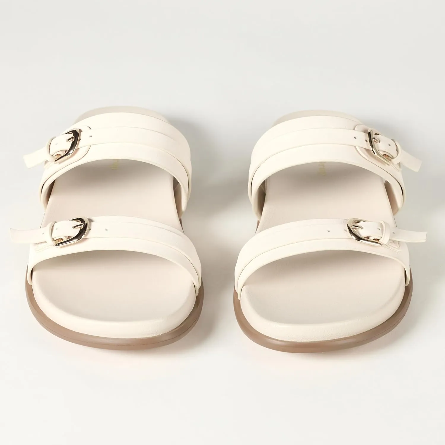 The Drop Women's Avona Two Strap Slide Sandals