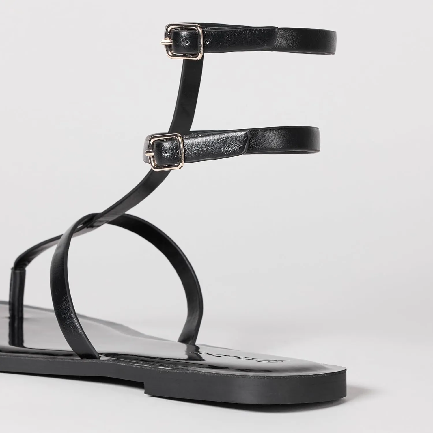 The Drop Women's Casper Gladiator Thong Ankle Sandal Strap