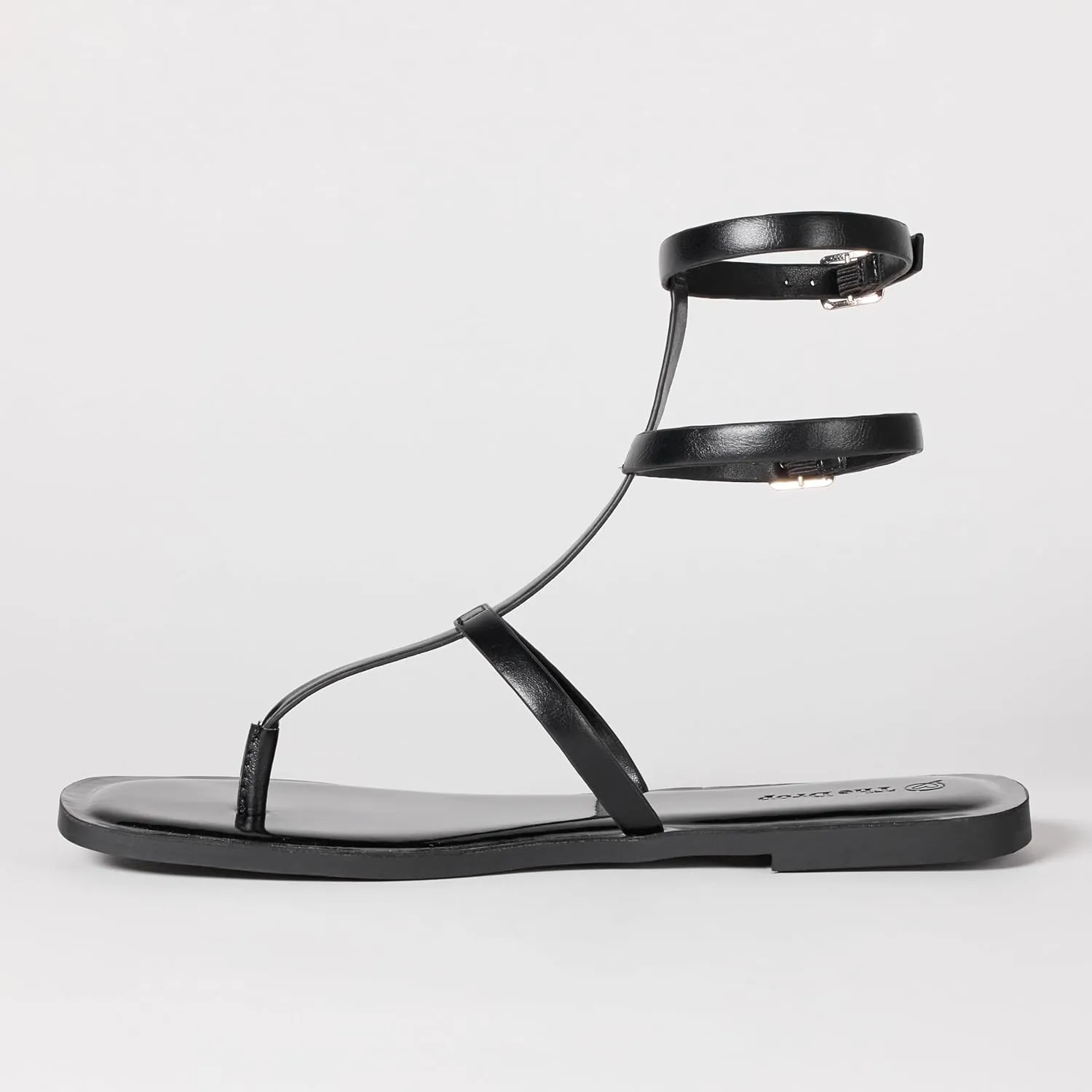 The Drop Women's Casper Gladiator Thong Ankle Sandal Strap