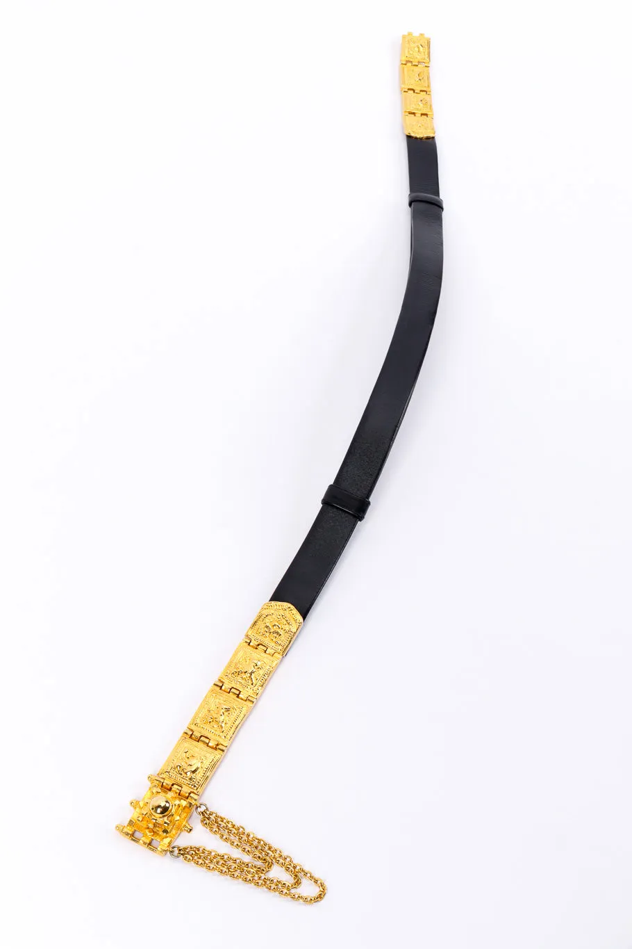 Tiled Chain Drape Slide Belt