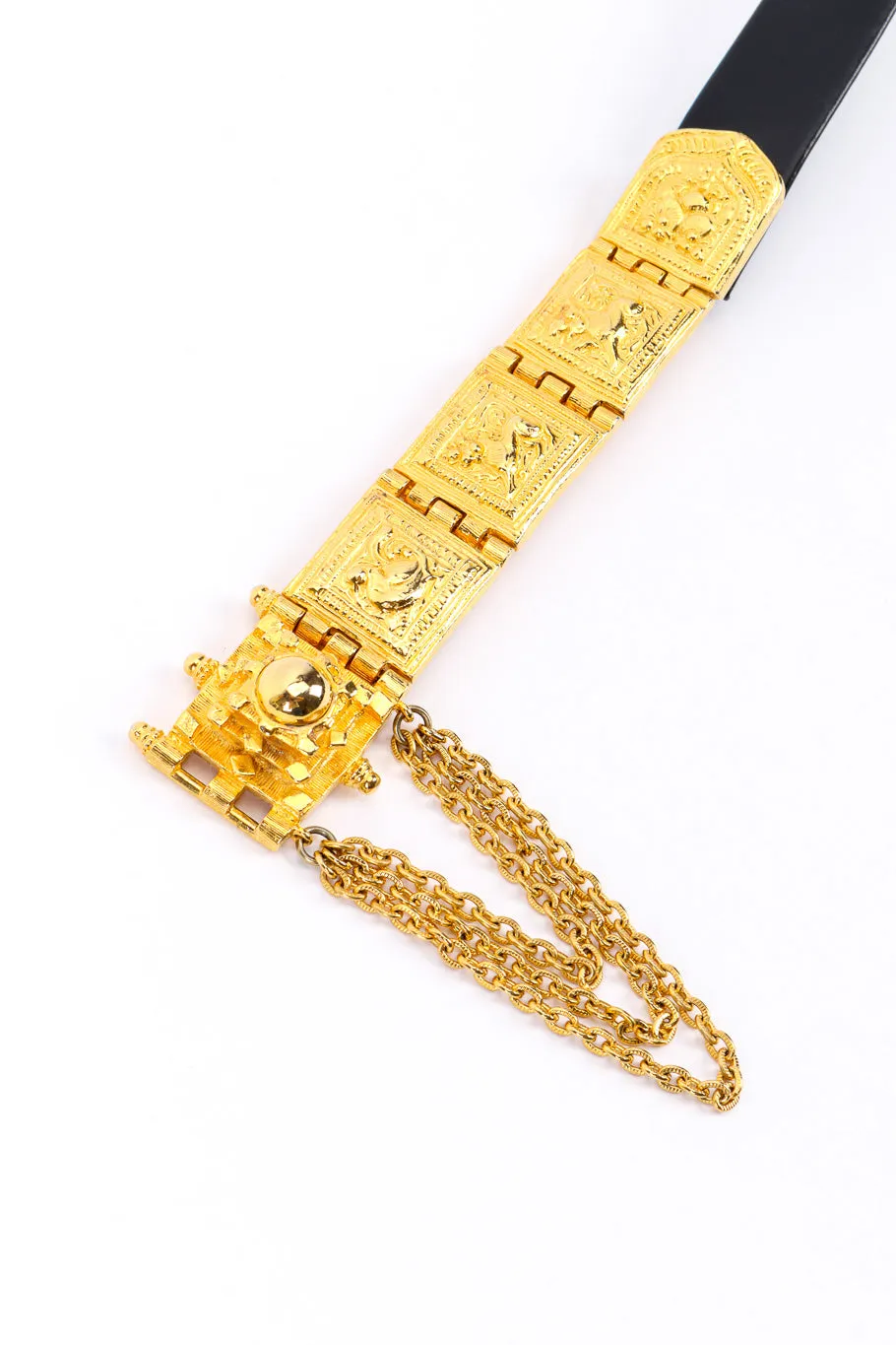 Tiled Chain Drape Slide Belt