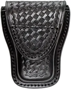 TRIPLE K 16601 166 Handcuff Case, Black, Plain Finish