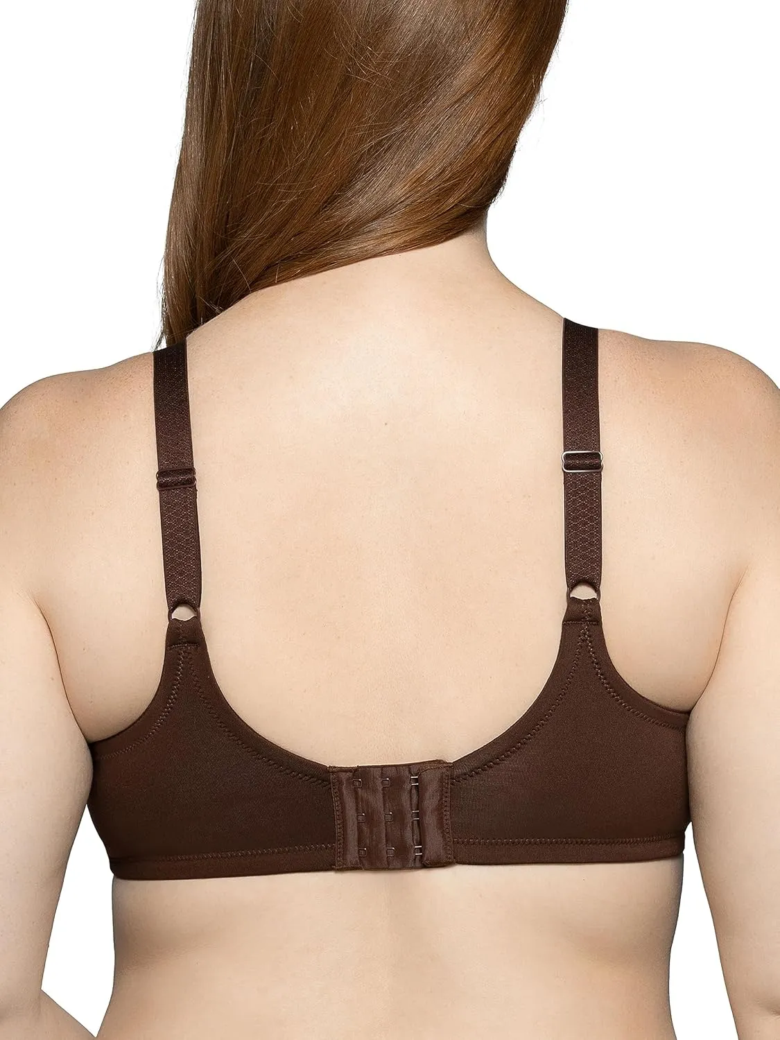 Vanity Fair Women's Beauty Back Smoothing Minimizer Bra, Minimizes Bust Line up to 1.5", Non Padded Cups up to H