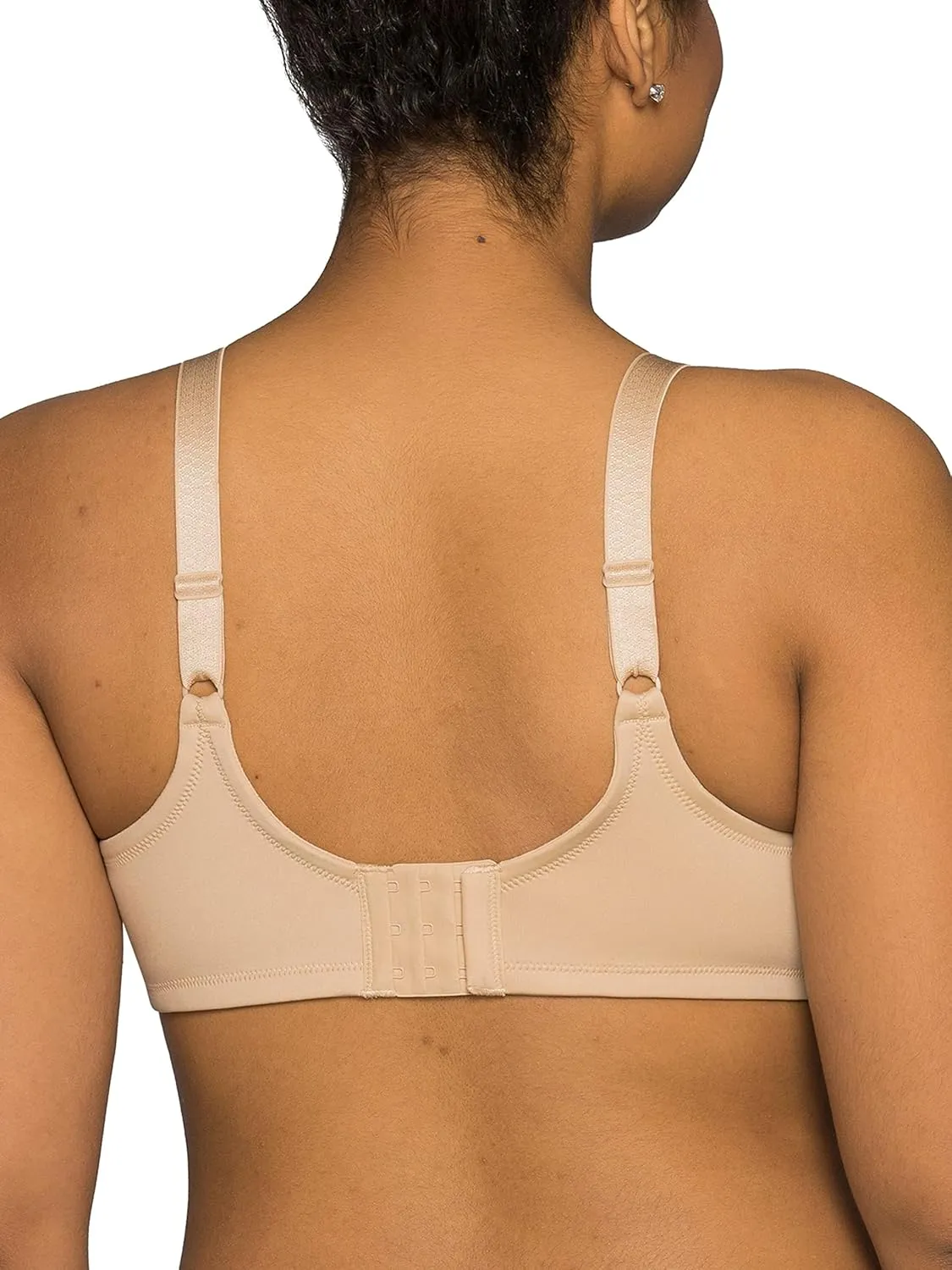 Vanity Fair Women's Beauty Back Smoothing Minimizer Bra, Minimizes Bust Line up to 1.5", Non Padded Cups up to H
