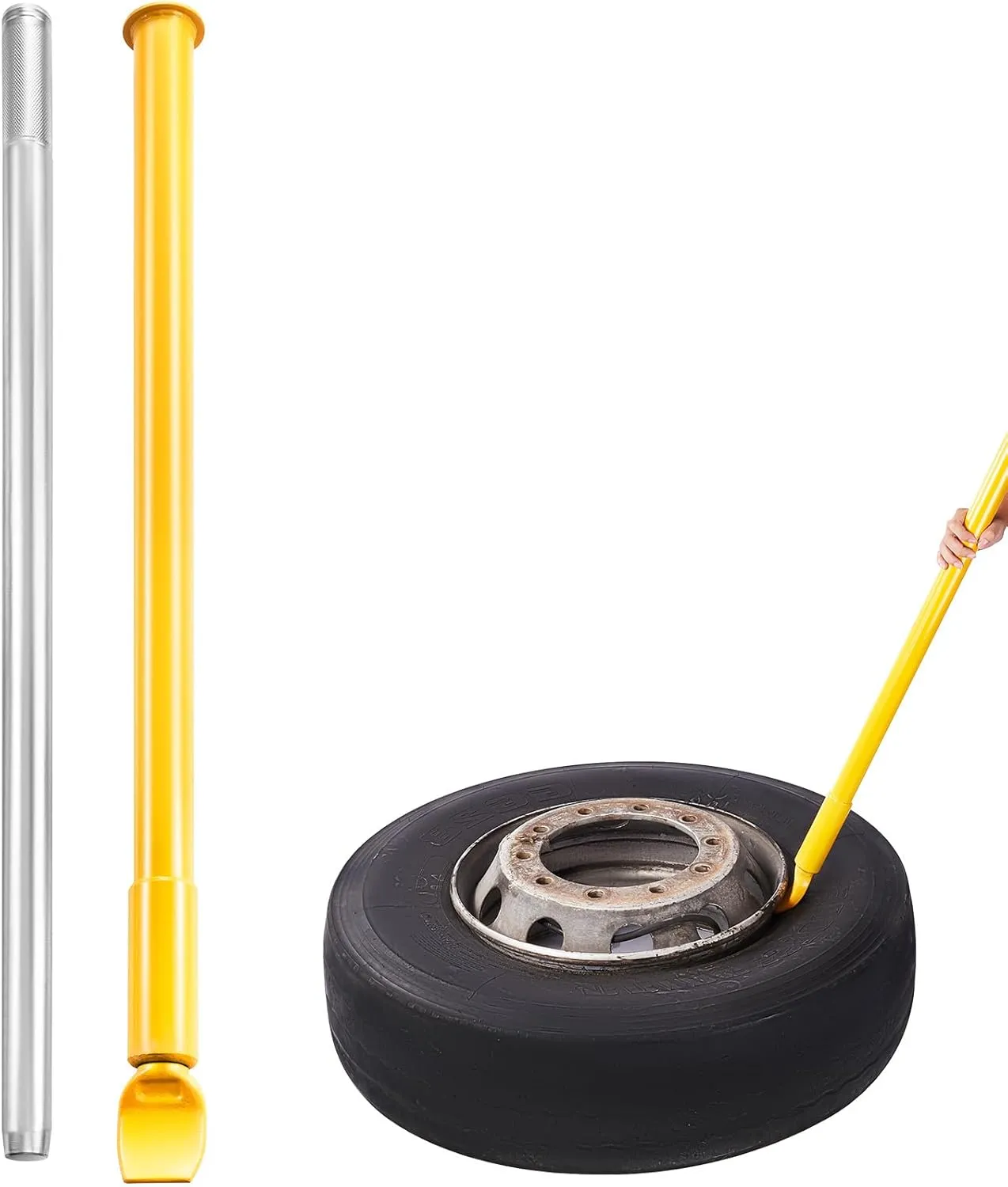 VEVOR Tire Bead Breaker Slide Hammer, 46.3" Length Heavy Duty Steel Tire Bead Breaker, Portable Tire Changing Sliding Impact for Car Truck Trailer Tire Removal