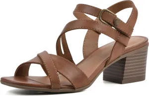WHITE MOUNTAIN Women's Let Go Block Heel Sandal