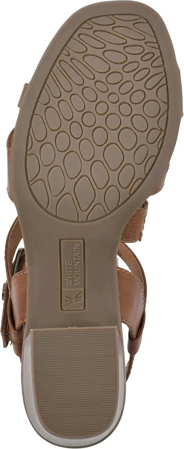 WHITE MOUNTAIN Women's Let Go Block Heel Sandal