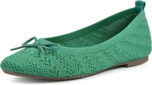 WHITE MOUNTAIN Women's Sashay Woven Knit Ballet Flat