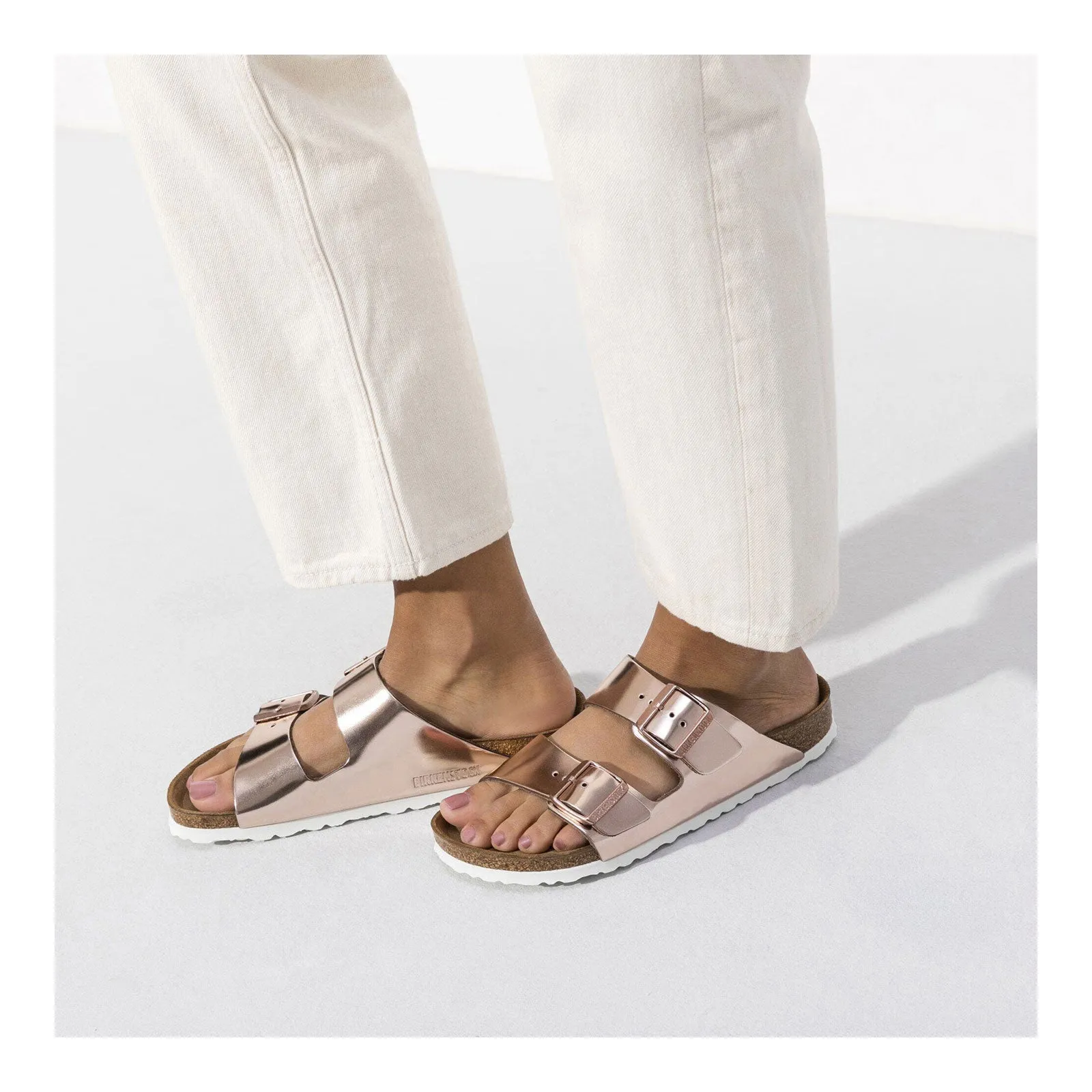 Women's Birkenstock, Arizona Soft Footbed Sandal - Narrow Fit