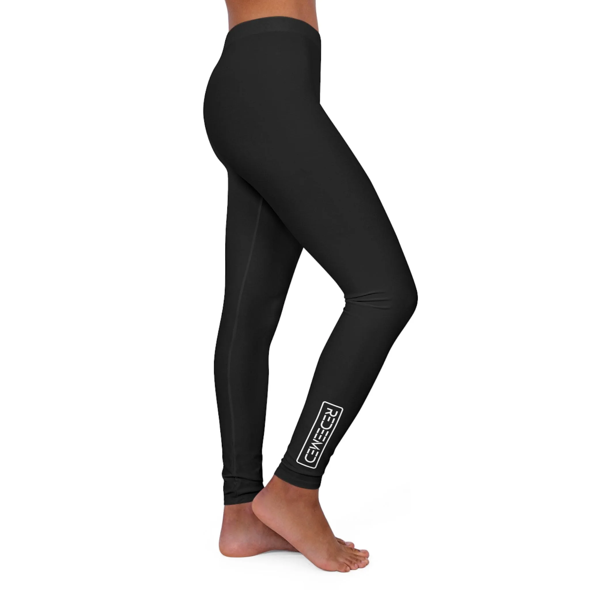 Womens Black Fitness Leggings Redeemed