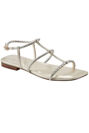 Women's Maze Braided Caged Flat Sandals