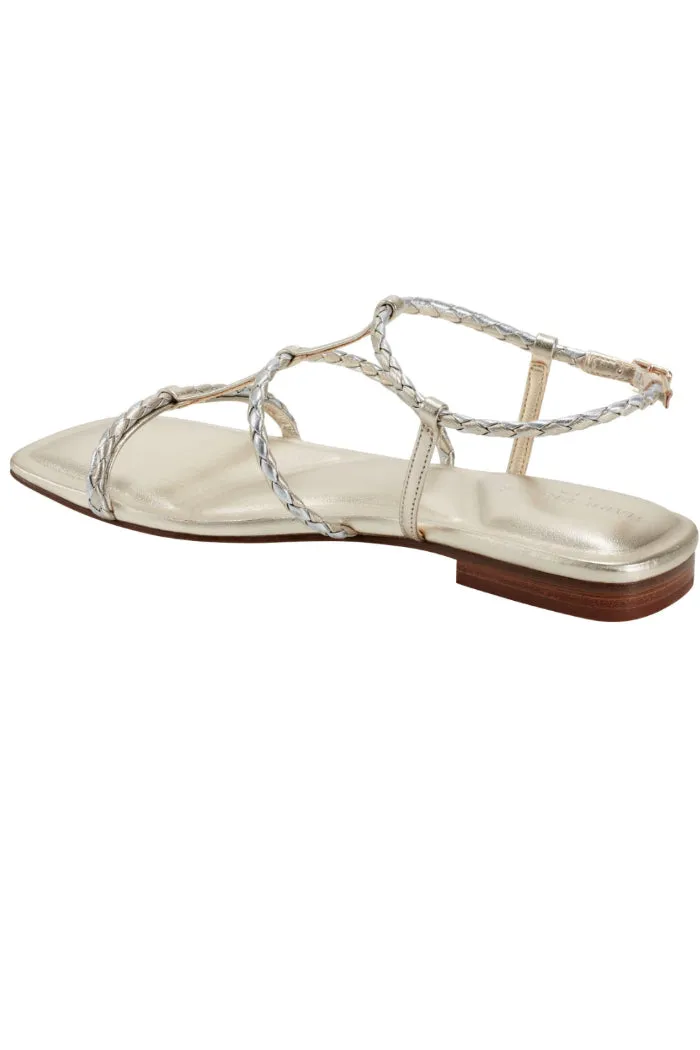 Women's Maze Braided Caged Flat Sandals