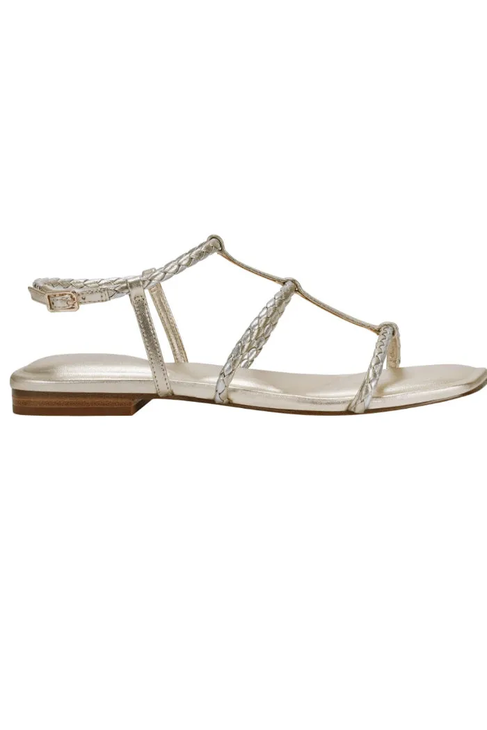 Women's Maze Braided Caged Flat Sandals
