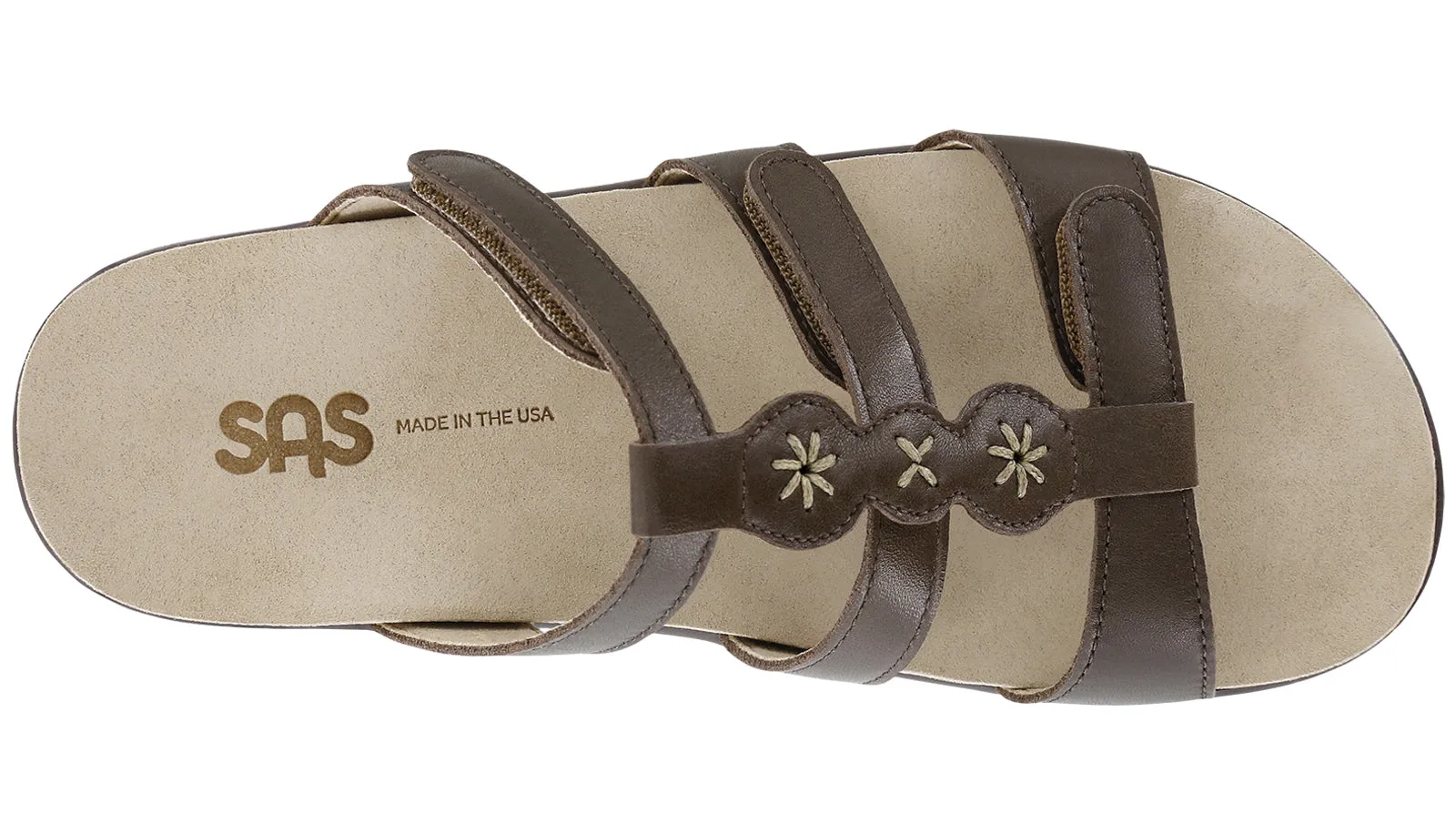 Women's Naples Slide Sandal in Coffee