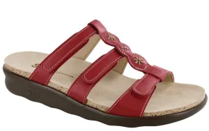 Women's Naples Slide Sandal in Red