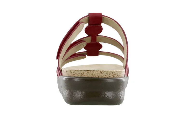 Women's Naples Slide Sandal in Red