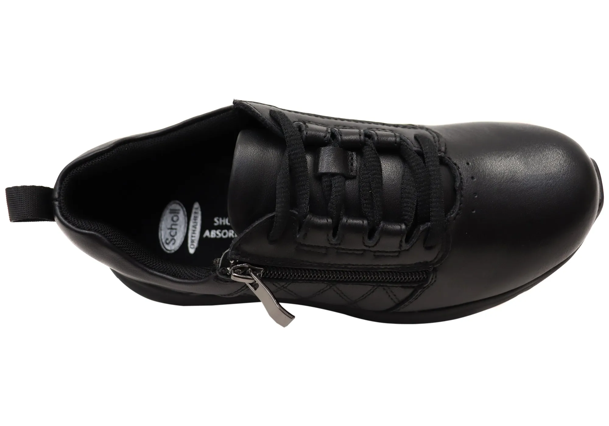 Womens Scholl Orthaheel Judy Leather Shoes