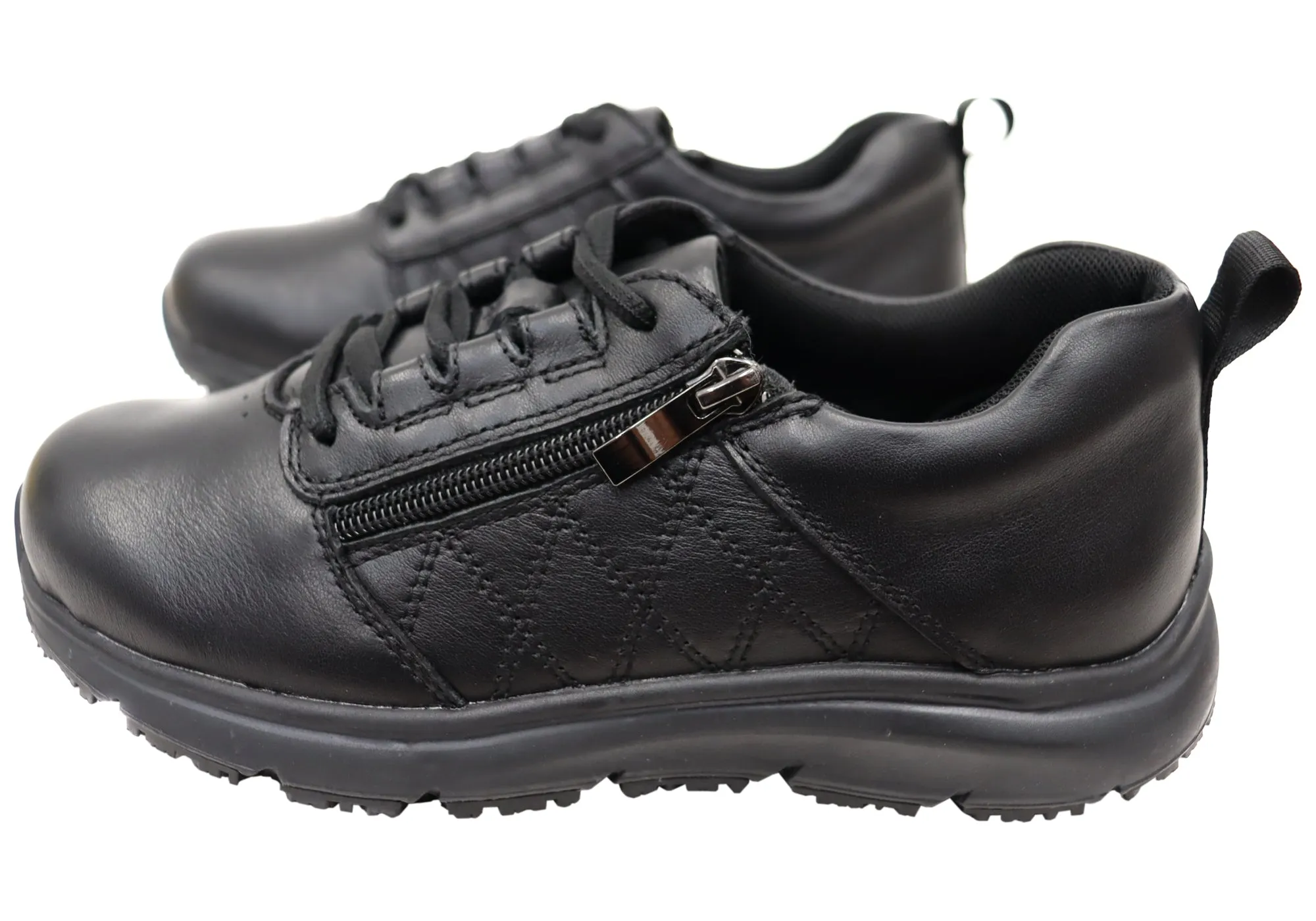 Womens Scholl Orthaheel Judy Leather Shoes