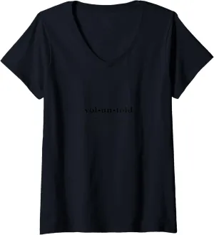 Womens Voluntold The Life of a Student Athletic Trainer V-Neck T-Shirt
