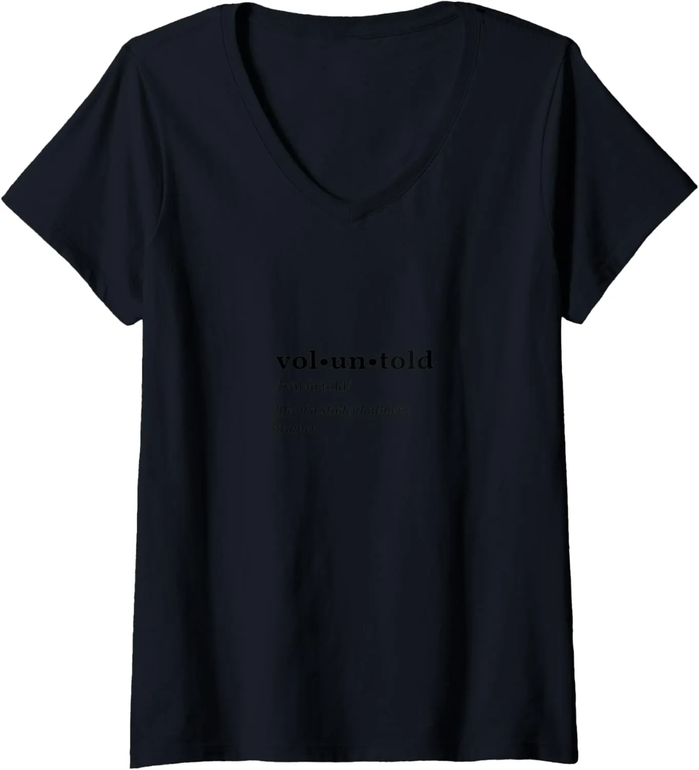 Womens Voluntold The Life of a Student Athletic Trainer V-Neck T-Shirt