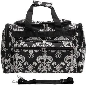 World Traveler Damask 22-inch Carry-on Duffle Bag with Adjustable Shoulder Strap