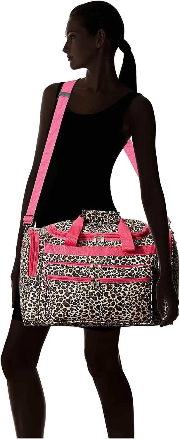World Traveler Wildlife 22-inch Carry-on Duffle Bag with Adjustable Shoulder Strap