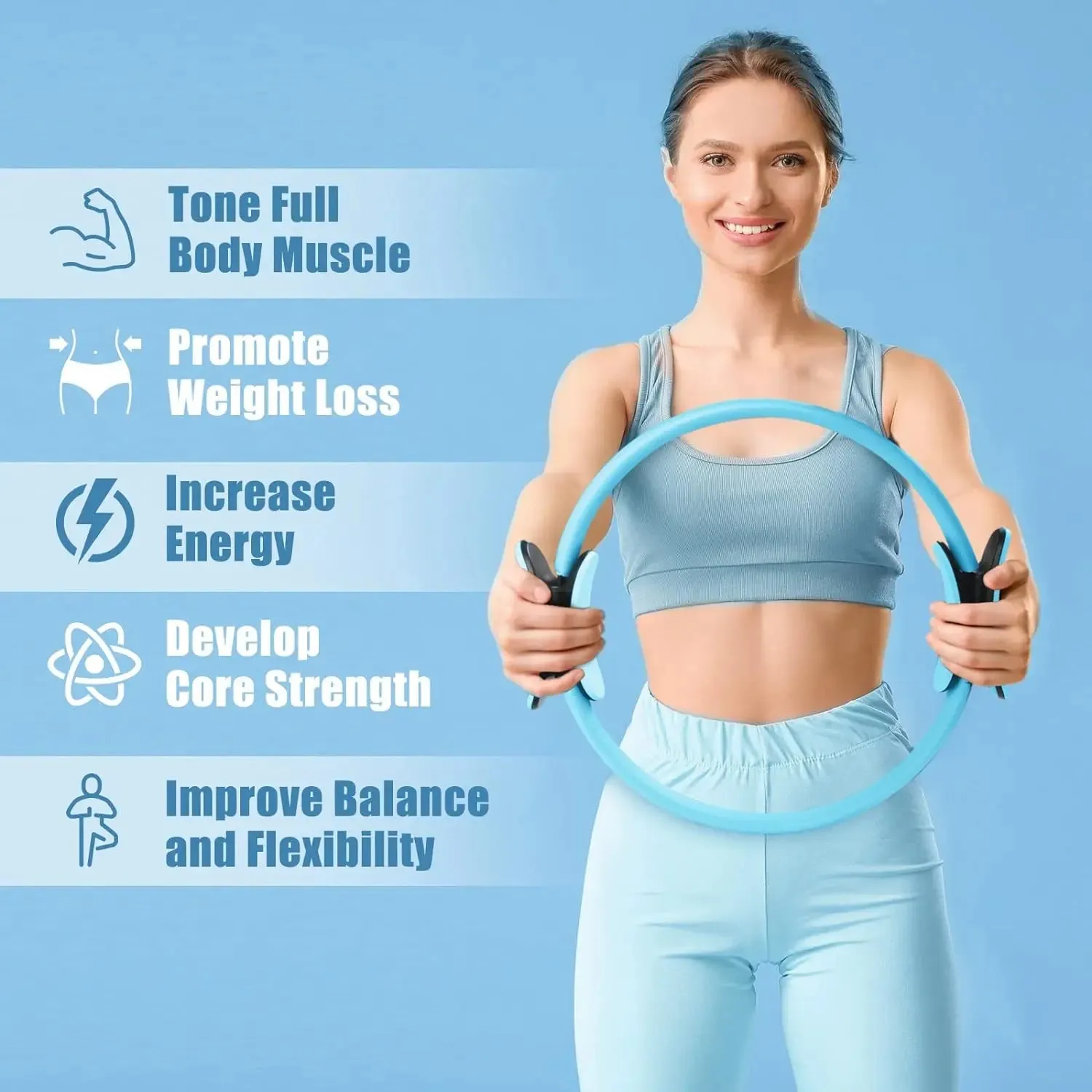 Yoga Pilates Magic Ring – Fitness & Muscle Training